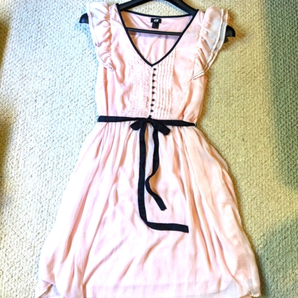 Sheer Pink Dress - H&M